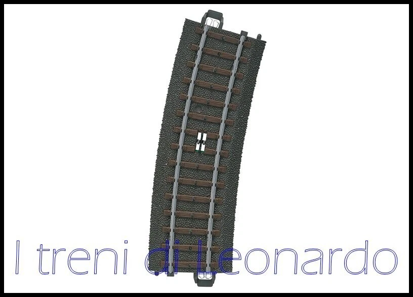 MARKLIN 24294 Binario curvo C 15° con pedale di contatto  R2=437,5mm  HO AC. - Immagine 1 di 1