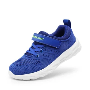 Boys Girls Kids Fashion Sneakers Hook loop Lightweight Running Athletic Shoes - Picture 1 of 16
