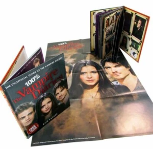 100% The Vampire Diaries: The Inofficial Guide Hardcover mit Poster 2010 - Bild 1 von 1