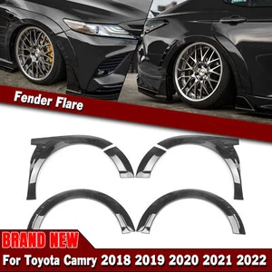 Wheel Fender Flares Cover For Toyota Camry 2018-2024 2021 SE XSE YOFER Style BLK - Picture 1 of 12