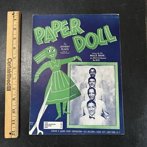 Bambola di carta vintage 1943 spartiti mulini Bros. - Foto 1 di 6