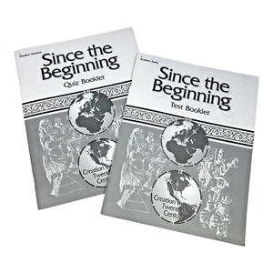 A Beka Since the Beginning Quiz Booklet and Test Booklet History 7th Grade - Imagen 1 de 9