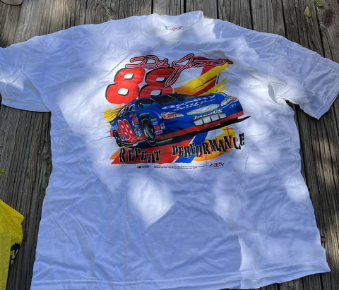 Vintage Dale Jarret Racing T-Shirt NASCAR Racing Repeat Performance Size XL Cover