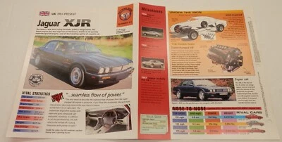 Jaguar XJR 1997+ Luxury Sedan Saloon XJ X308 Series IMP HOT CARS Brochure - Image 1 of 2