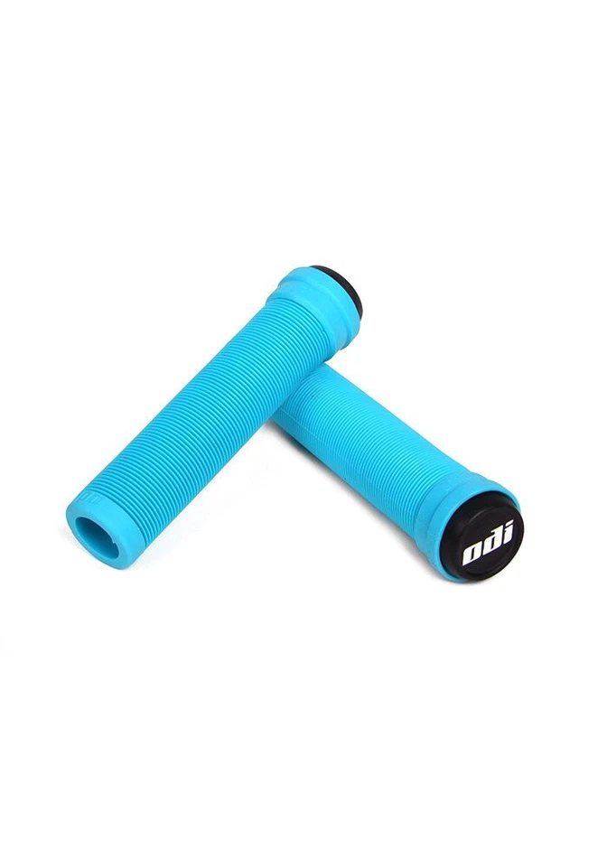 ODI Longneck Soft Flangeless Grips 135mm - Aqua - Image 1 of 1
