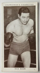 1938 Churchman's Boxing Personalities #3 Max Baer (A) - Bild 1 von 2