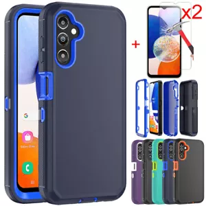 For Samsung Galaxy A14 5G A03s A13 A52 A53 A54 5G Phone Cover + Tempered Glass - Picture 1 of 17