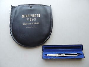 Weems & Plath Star-Finder 2102-D With 10 Discs, Guide & Case + Divider / Navider