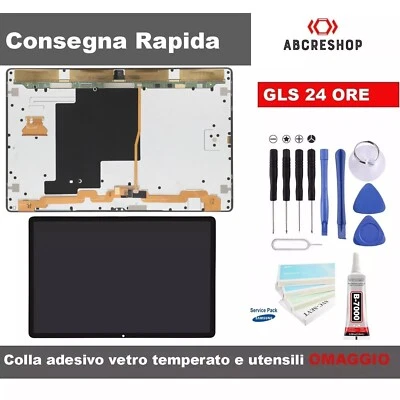 DISPLAY SAMSUNG SERVICE PACK TAB S8 Ultra SM-X906B SM-X906U SM-X906N TOUCH VETRO - Image 1 of 3