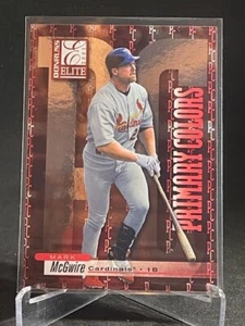 2001 Donruss Elite Primary colors /975 will combine shipping Mark Mcgwire - Picture 1 of 2