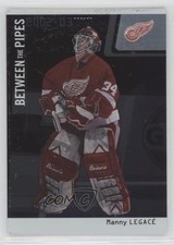 2002 ITG Be A Player Between the Pipes Silver Missing Serial Number Manny Legace