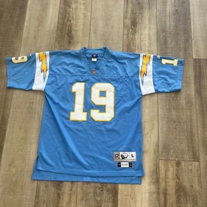 NEW NFL 1963 Jersey San Diego Chargers Lance Alworth  19 Sz L Reebok THROWBACKS - Picture 1 of 6