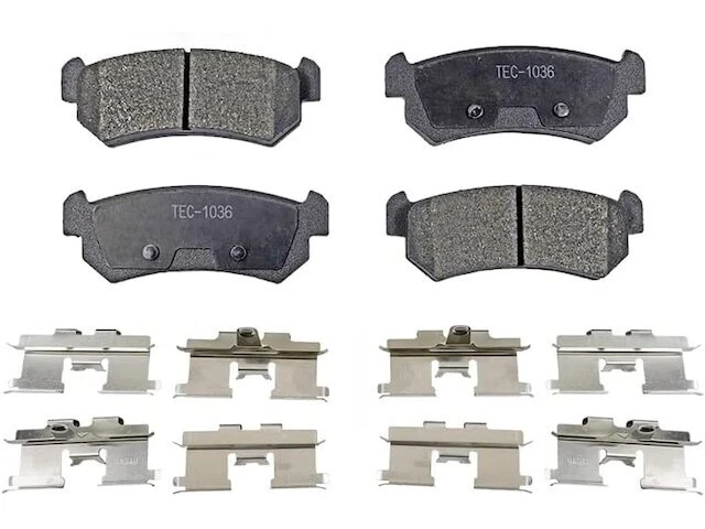 Rear Detroit Axle Brake Pads Brake Pad Set fits Suzuki Reno 2005-2006 16KFHW - Image 1 of 1