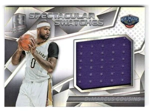 Patch Card DeMarcus Cousins Pelicans 2016-17 Spectra Silver Prizm 071/149 - Foto 1 di 2