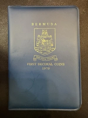 Juego de monedas de primer decimal Bermudas 1970 - caja Foto 1 de 3