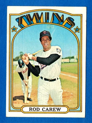 Rod Carew Minnesota Twins 1972 Topps #695 número alto -- en muy buen estado/ex Foto 1 de 2