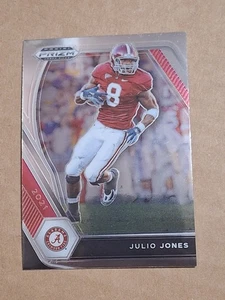 Tarjeta 2021 Julio Jones Panini Prizm Draft NFL #55 Atlanta Falcons Alabama Titans - Imagen 1 de 2