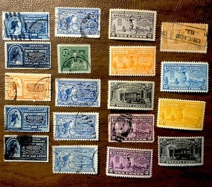 Estampilla de Estados Unidos E1-E19 entrega especial condiciones mixtas - Imagen 1 de 3