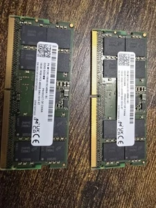 Micron 2 x ddr5 ram 16gb 4800 (from alienware laptop) - Afbeelding 1 van 1