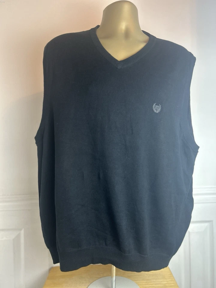 Chaps Mens Vintage Sleeveless Vest Top Cotton Pull Over Sweater Size XXL/TTG - Image 1 of 4