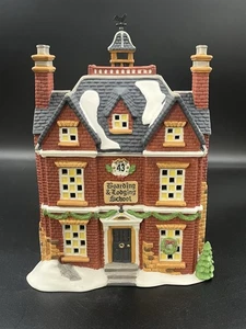 Boarding & Lodging School-Dept. 56 Dicken's Heritage Village w/ Box # 5810-6 VTG - Picture 1 of 10