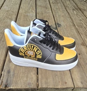 Boston Bruins 100 Year Centennial Sneakers - Picture 1 of 5