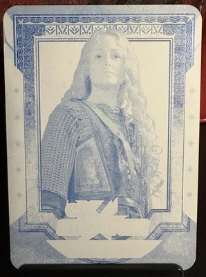 CZX Middle Earth Blue Printing Plate for STR PWR Card S23 - Eowyn - Image 1 of 2
