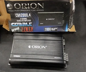 Amplificador MAX 2000 vatios clase A/B de 4 canales serie Orion Cobalt CBA2000.4 - Imagen 1 de 5
