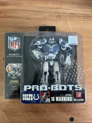 FIGURA DE ACCIÓN PEYTON MANNING (6") NFL PRO-BOTS (1ª VERSIÓN) COLTS HOF QB Foto 1 de 4