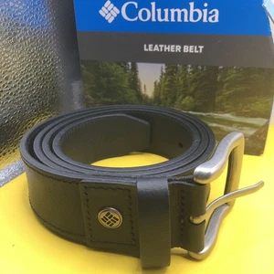 Cinturón de cuero Columbia XL extra grande 42-44 negro al aire libre todos los días nuevo sin etiquetas - Imagen 1 de 6