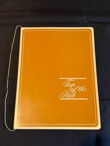 Top of the Hub Boston Massachusetts MA New England Vtg Menu - Picture 1 of 5