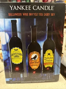 Yankee Candle Halloween Teelicht Flasche Set Scary Spooky Deko NEU IM KARTON - Bild 1 von 5