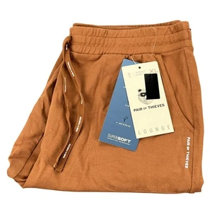 Paar Thieves Lounge Hose Herren XL Orange Supersoft Jogginghose 4 Wege Stretch Neu - Bild 1 von 5