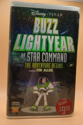 Buzz Lightyear of Star Command: The Adventure Begins VHS 2000 *Buy 2 Get 1 Free* - Image 1 of 4