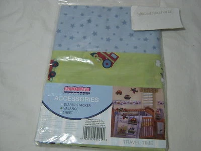 Cenefa ventana tiempo de viaje 13x60 transporte Orginnals by Lambs & Ivy Travel Time Foto 1 de 4