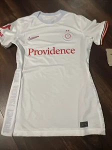 Neu Nike Portland Thorns Damen-Fußballtrikot Größe Medium weiß rot lila - Bild 1 von 6