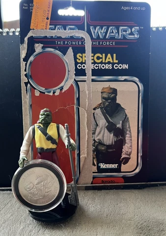 Star Wars vintage BARADA w/ coin & weapon last 17 near mint tight limbs original Cover