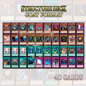 Yugioh Retro Goat Format Deck! 40 Cards Ready to Play Black Luster Soldier Jinzo - Picture 1 of 1