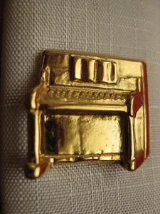 Miniatur-Klavier zum Anstecken oder Ausstellen, echt vergoldete, Handarbeit ! - Bild 1 von 8