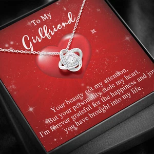 To My Girlfriend Necklace, Soulmate Necklace, Birthday Gifts from Boyfriend - Picture 1 of 15