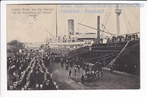 COLONIE CINA, IMBARCO, MARINA, NAVE, PIROSCAFO PATRICIA, 1914 Q - Foto 1 di 2
