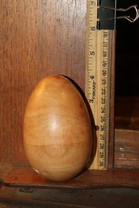 Large Wooden Musical Percussion Shaker Egg Medium 4"  - Picture 1 of 4