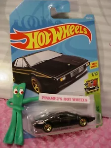 2018 i Hot Wheels LOTUS ESPRIT S1 #238✰nero; oro 5sp✰HW Exotics✰ CUSTODIA L - Foto 1 di 3