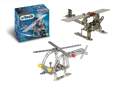 Eitech Mini Airplane and Helicopter Construction Building Set Metal C67 - Image 1 of 4