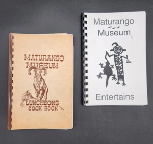 Maturango Museum Cookbooks Set of 2 Vintage Community Cookbooks California GOOD - Imagen 1 de 5