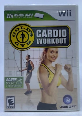 Brand New Sealed 2009 Nintendo Wii Ubisoft Gold's Gym Cardio Workout - Image 1 of 3