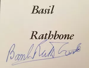Basil Rathbone Signed JB Theatre Souvenir Program - Picture 1 of 6