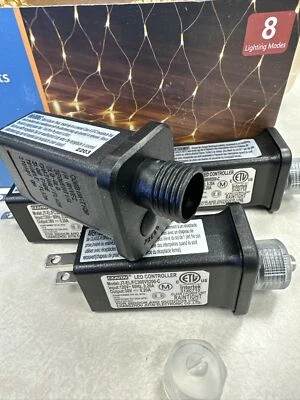 4 Indoor/Outdoor 8 Mode LED Transformer Class 2 Power 30v Christmas String Light - Image 1 of 4