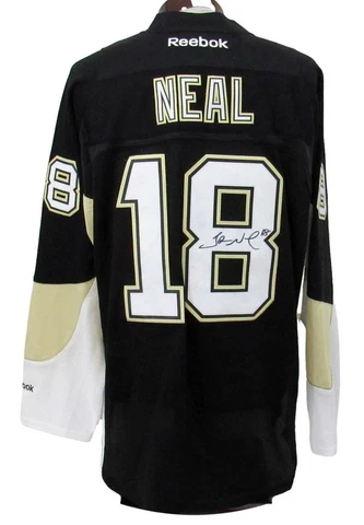 James Neal Signed Penguins Reebok Hockey Authentic Team Jersey Penguins 163110 Cover