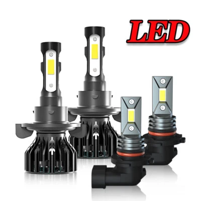 Kit combinado de faros antiniebla LED para Dodge Dakota 2005-2009 -4X 6000K Foto 1 de 4